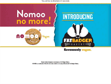 Tablet Screenshot of nomoocookies.com